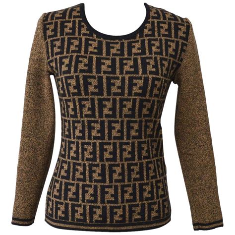 fendi zucca monogram shirt|fendi shirts for women.